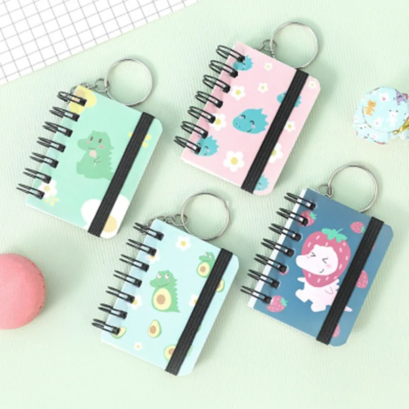 Симпатичный мини блокнот для ключей мультяшный портативный карманный школы