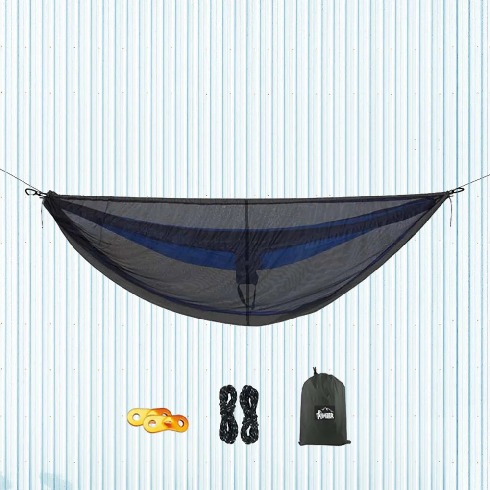 

1Set Lightweight Camping Hammock with Mosquito Net Portable Adjustable Detachable Hammock Bug Net for Backpacking Travel Beach