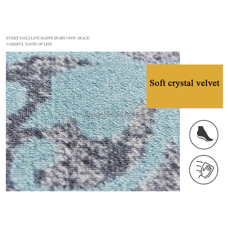 Богемный Американский ретро ковры для гостиной в стиле Марокко ковер спальни