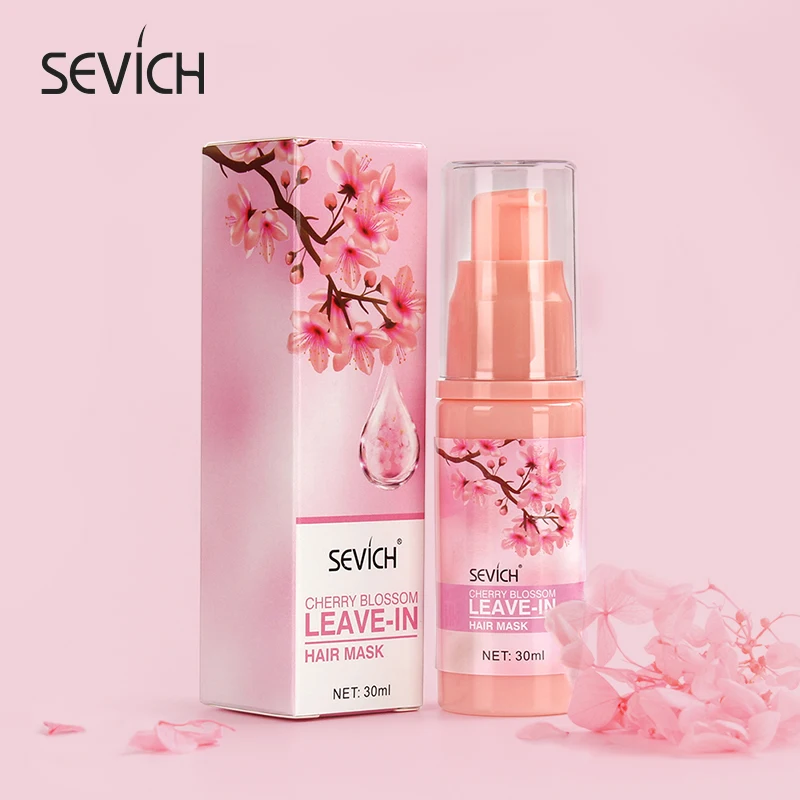 

Sevich Cherry Blossom Essence Leave-in Hair Mask For Repair Damage Restore Soft Hair Keratin Hair Treatment Nourishing Hair Mask