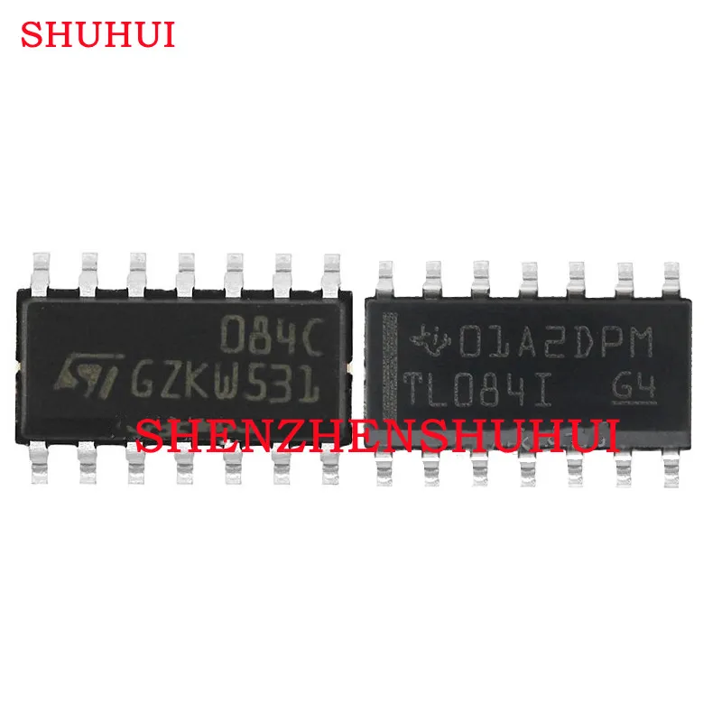 

10PCS TL084CDT SOP14 TL084 SOP 084C SMD TL084IDR SOP-14 TL084C SMD