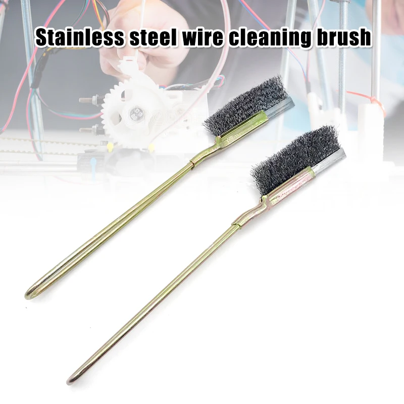 Горячая насадка Концевая стальная проволочная щетка чистящий инструмент для 3D
