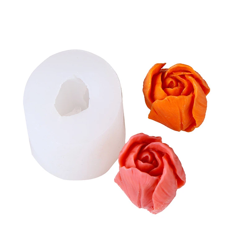 

3D Tulip Candle Mold Handmade DIY Flower Soap Silicone Mold Chocolate Cake Mold Silicone Mold Soap Forms Soap Making Supplies