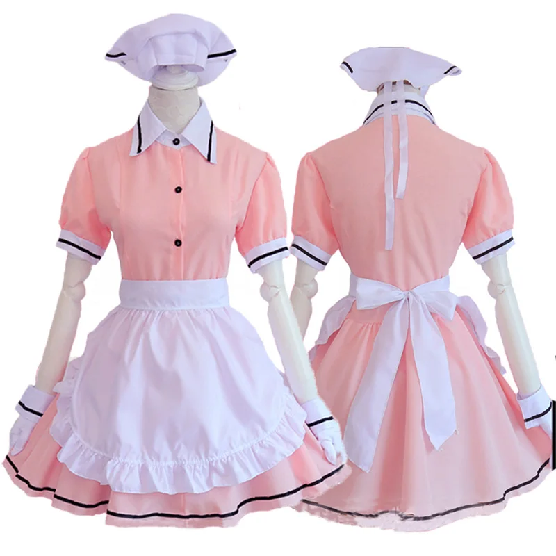 Женский костюм горничной и рубашки для косплевечерние |