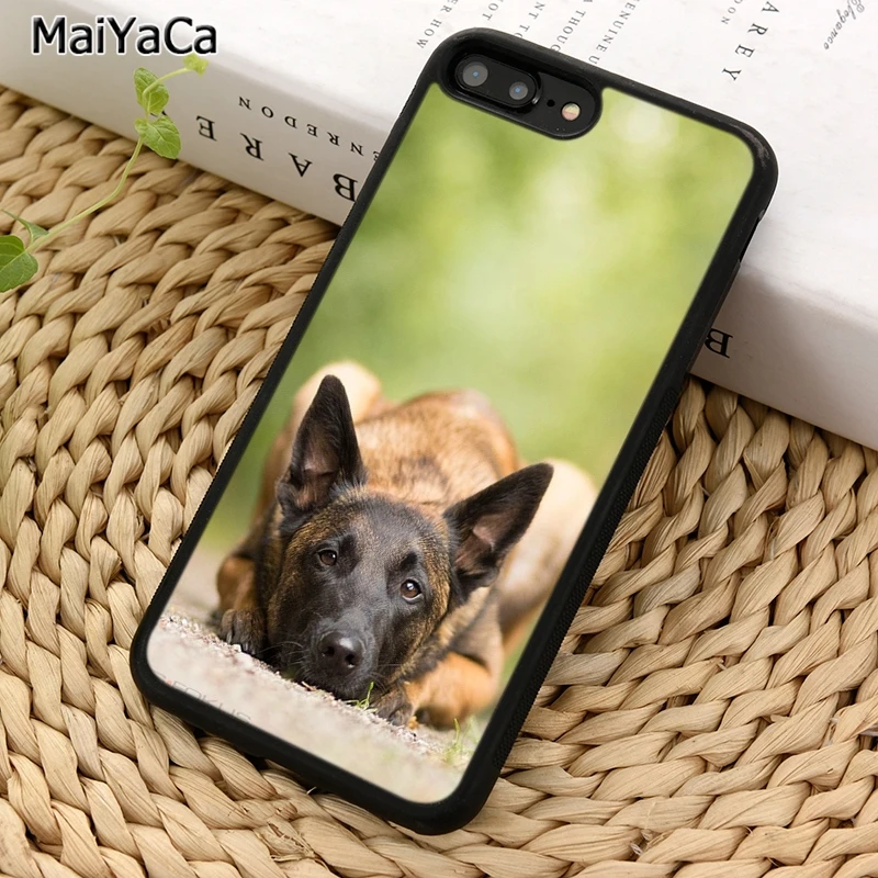 MaiYaCa чехол для телефона в Бельгию немецкий овчарник маливанская собака iPhone X XR XS 11
