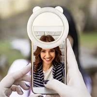 led selfie light phone flash light led camera clip on mobile phone selfie ring light video light enhancing up selfie lamp