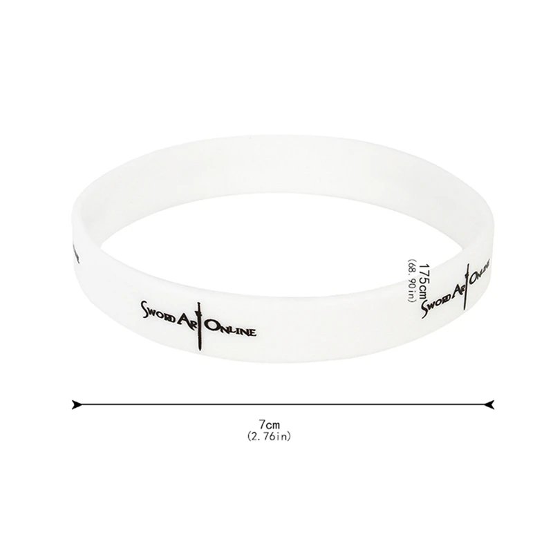 Аниме-браслет Sword Art Onlinea SAO силиконовый ремешок Браслет