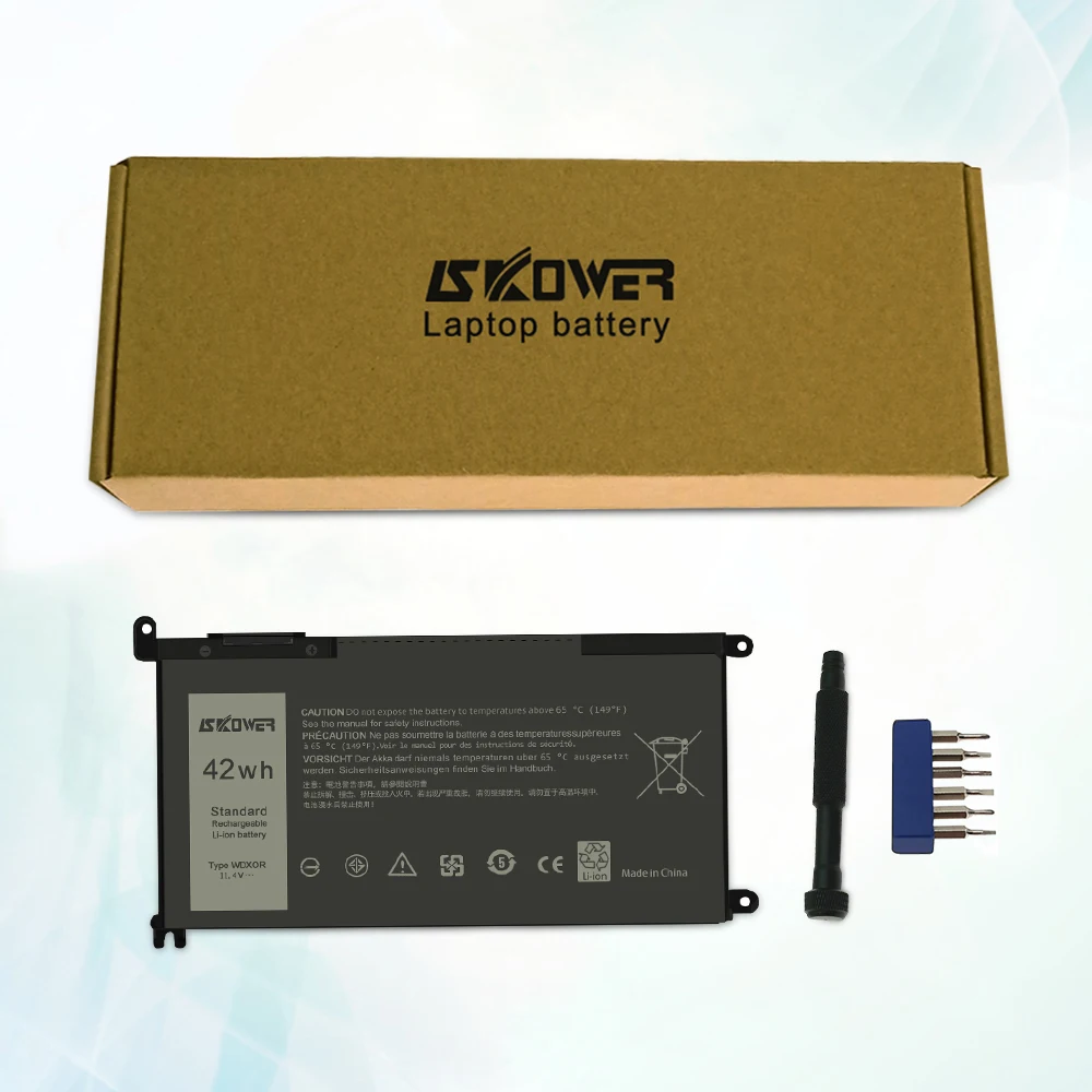 SKOWER 42WHh WDXOR Батарея для Dell Inspiron 13 5368 5369 7368,14 7460,15 5565 5567 5568 5578 7560 7569 7579,17 5765 5767 5770