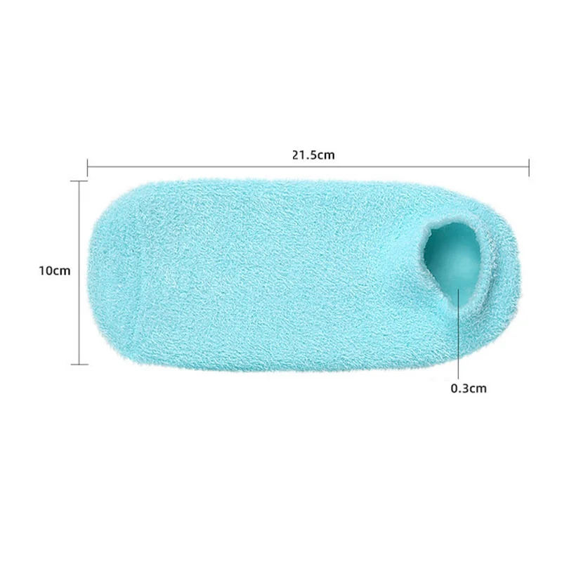 

1Pair Silicone Moisturizing Spa Gel Heel Socks Exfoliating And Preventing Dryness Foot Skin Rejuvenation Foot Care Elastic Sock