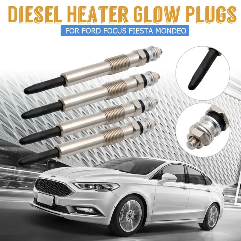Свечи накаливания дизельного отопителя 4 шт. для двухъядерных Ford Focus Fiesta Mondeo 1 8 D TDCI