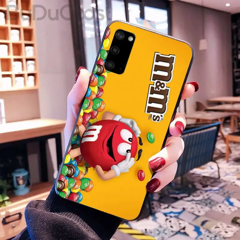 

M&M's Chocolate Nutella Bottle Phone Case for Samsung S20 plus Ultra S6 S7 edge S8 S9 plus S10-5G lite 2020 S10E