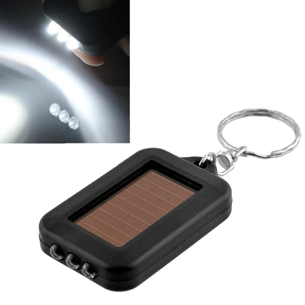 Брелок для ключей с питанием от солнечной энергии пластиковый ультраалюминий ts 99