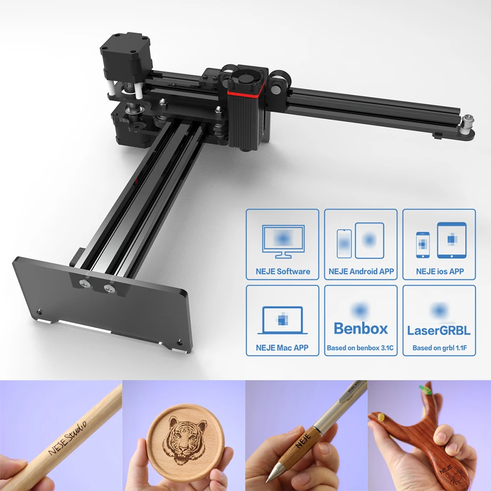 7000 МВт Настольный лазерный гравер фрезерный станок с ЧПУ Портативный