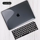Чехол для ноутбука Apple MacBook Air 1311 дюймаMacBook Pro 131516 дюймаMacbook 12 (A1534), защитный жесткий чехол + накладка для клавиатуры