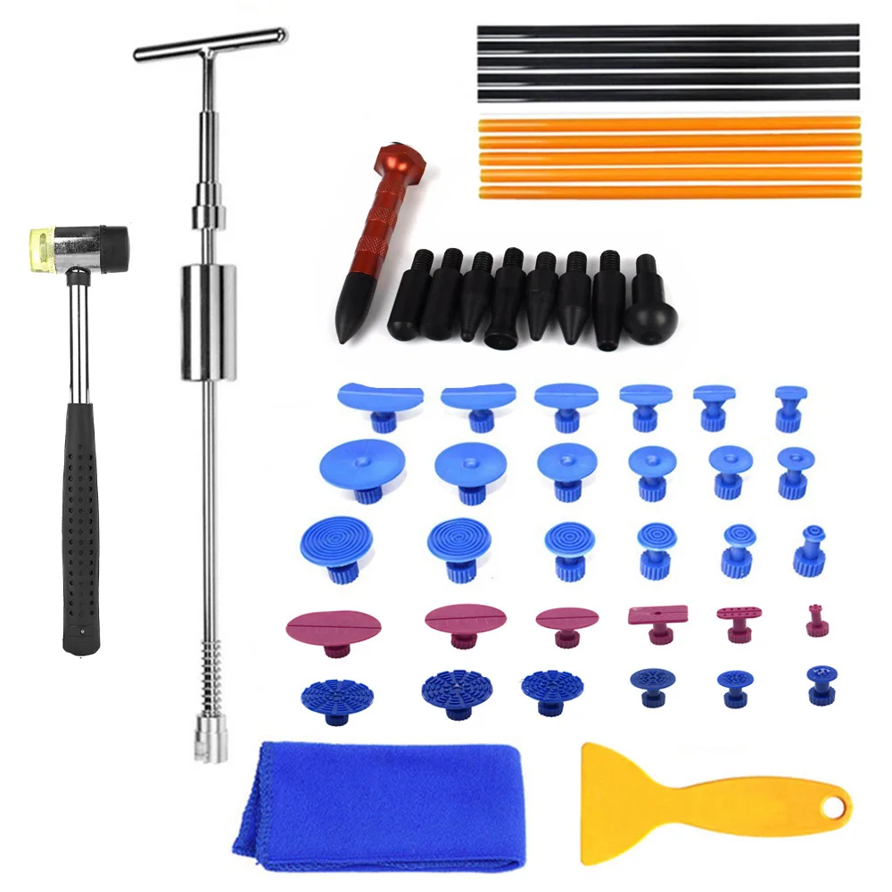 melhor Ferramentas De Pdr Carro Dent Repair Kit Remoção Paintless Dent Repair Tools Dent Extrator Reverso/slide Martelo Reparação Martelo Toque Para Baixo