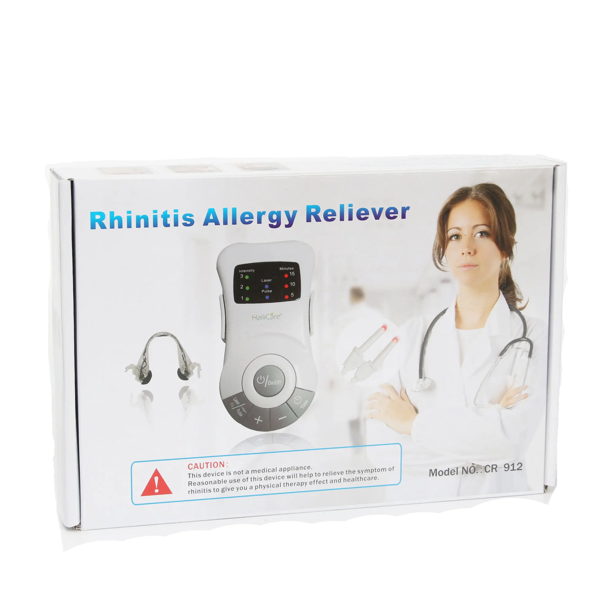 

Laser Therapy Rhinitis Treatment Device Sinusitis Relief Nose Cure Device Nasal Allergic Therapeutic Instrument