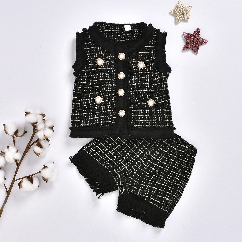 CYSINCOS/2020 г. модная одежда для малышей Детский костюм новый корейский стиль жилет с