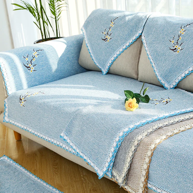 Чехол для дивана из хлопка/линий защита от грязи новинка 2019 мягкие Нескользящие