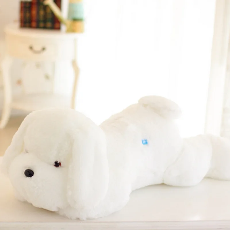

Plush Dog Toy Luminous Toy Colorful Glowing Animals Dog Stuffed Doll Birthday Gifts Sofa Pillow Music Children Girl Room Decor