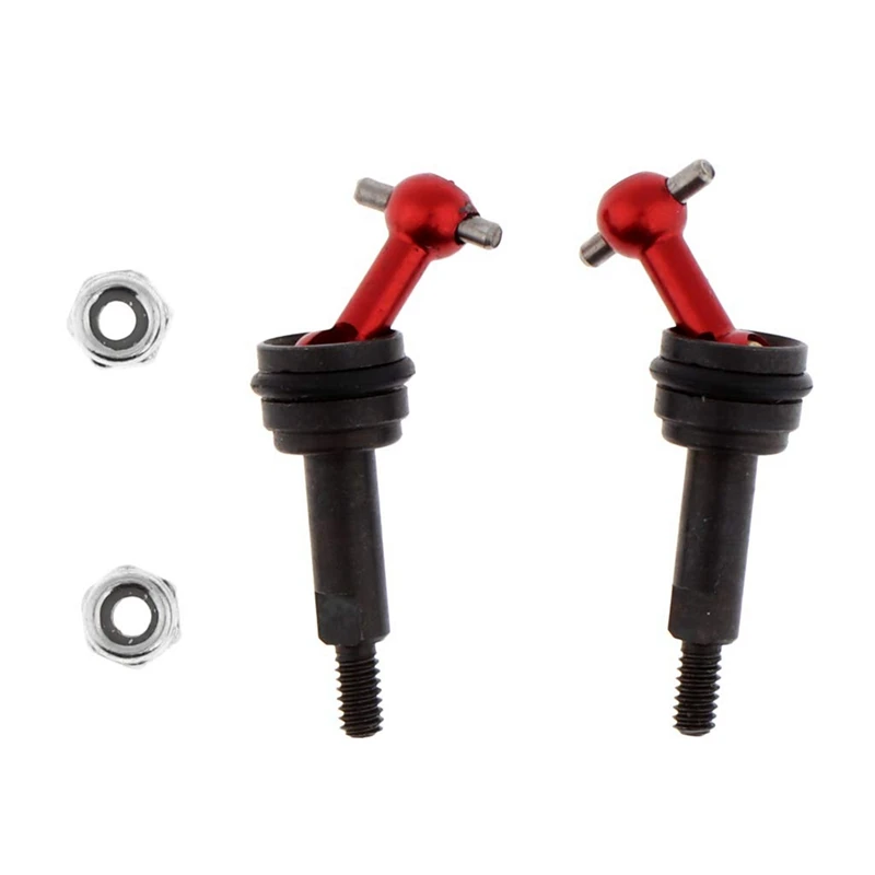 2 шт. Универсальный приводной шарнир из сплава красный с нижним корпусом