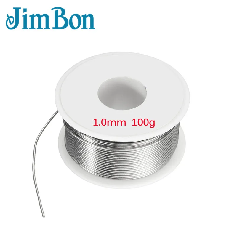 Jimbon1 мм 1 2 50 г 100 паяльник припой проволока 63/37 оловянный свинцовый флюс для