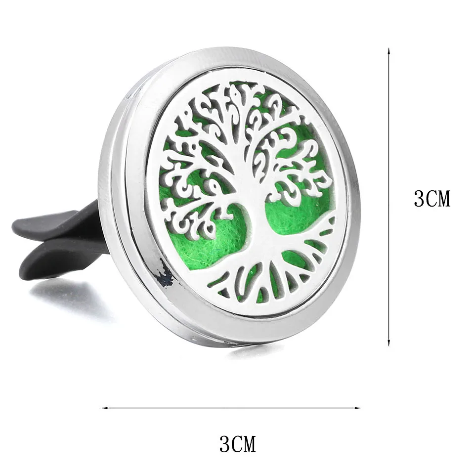 Ароматерапия медальон вентиляционный зажим из нержавеющей стали автомобильный