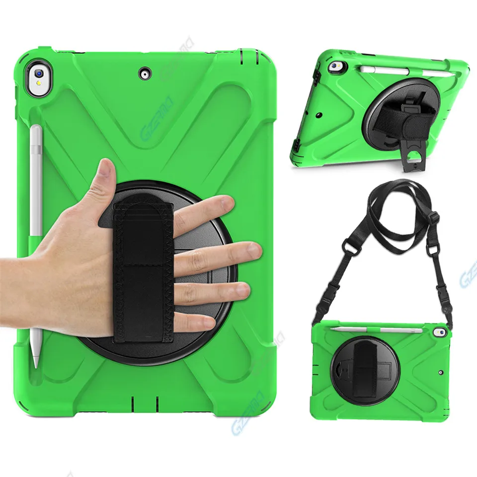Green Для iPad Air 10,5 /для iPad Pro 10,5 чехол с карандашом с подставкой противоударный защитный чехол для iPad 3th - Цвет: Green