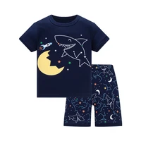 childrens pajamas summer short sleeved t shirt shorts sports set kids pyjamas boys pajamas baby sleepers sleepwear 3 8t