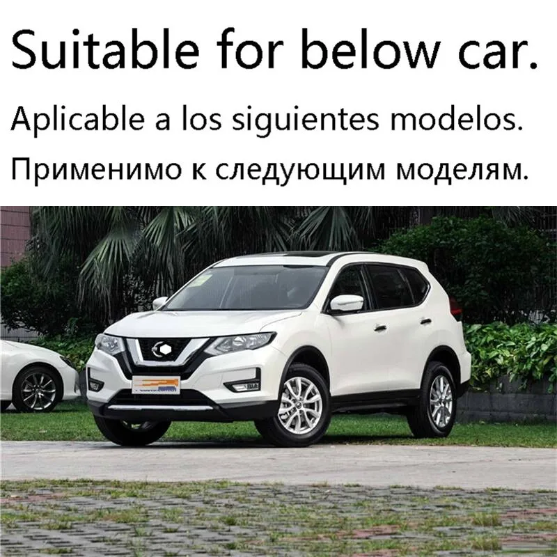 Хром Automovil Авто модифицированный багажник интерьерные Чехлы декоративные детали