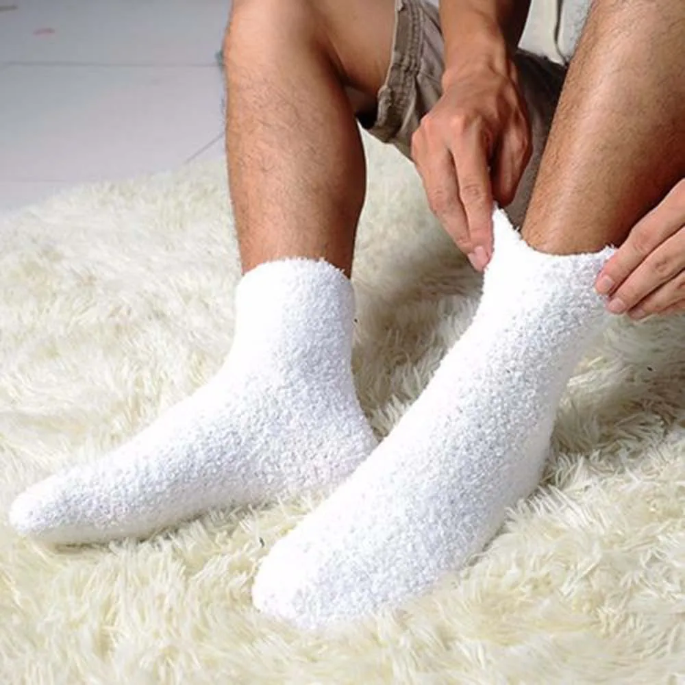 

Cashmere Socks Extremely Comfortable Pure Socks Men Winter Warm Sleep Bed Floor Home Fluffy Socks Hot Sale