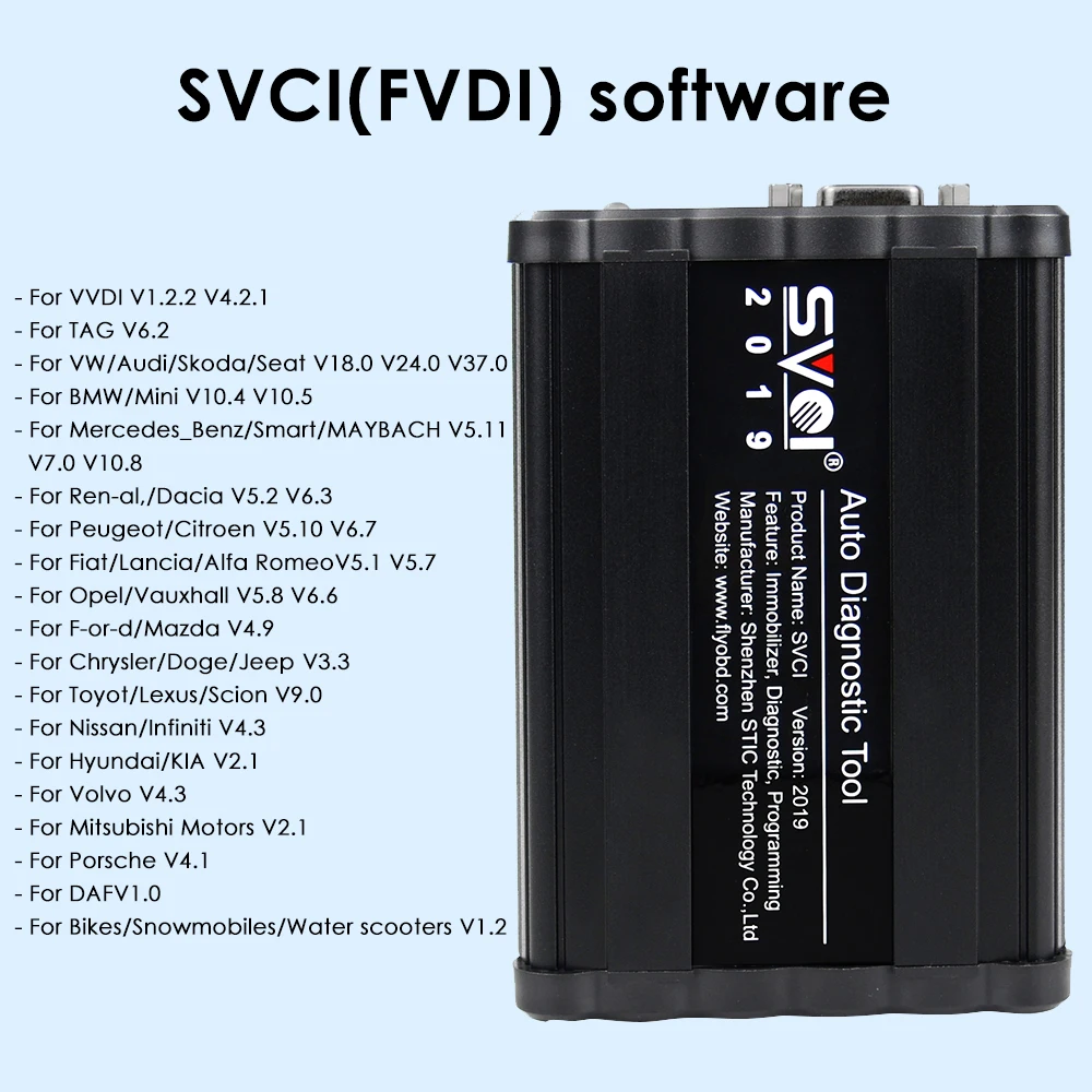 Лучший SVCI- FVDI OBD2 ключевой программист все функции VVDI2 V2015 V2014 FVDI J2534 без ограничений Fvdi abrites commander