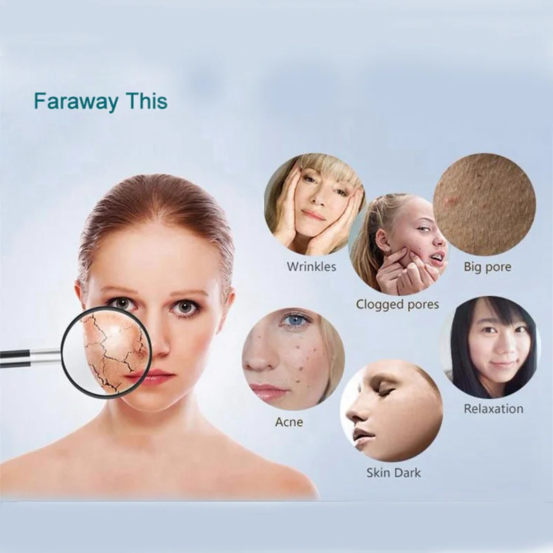 Koop 3D Elektrische Ultrasone Siliconen Gezichtsmasker Apparaat Ems V Spa Gezicht Massager Anti Rimpel Magneet Ion Trillingen Machine