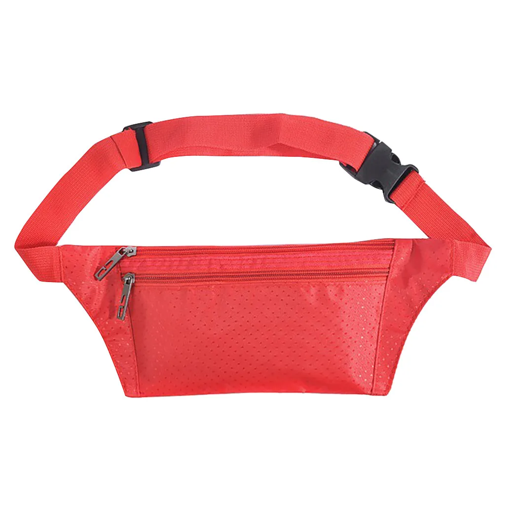 

MAIOUMY Men's And Womens Waist Packs Simple Leisure Solid Waist Bags Waterproof Sport Fitness Waist Packs Outdoor Portable