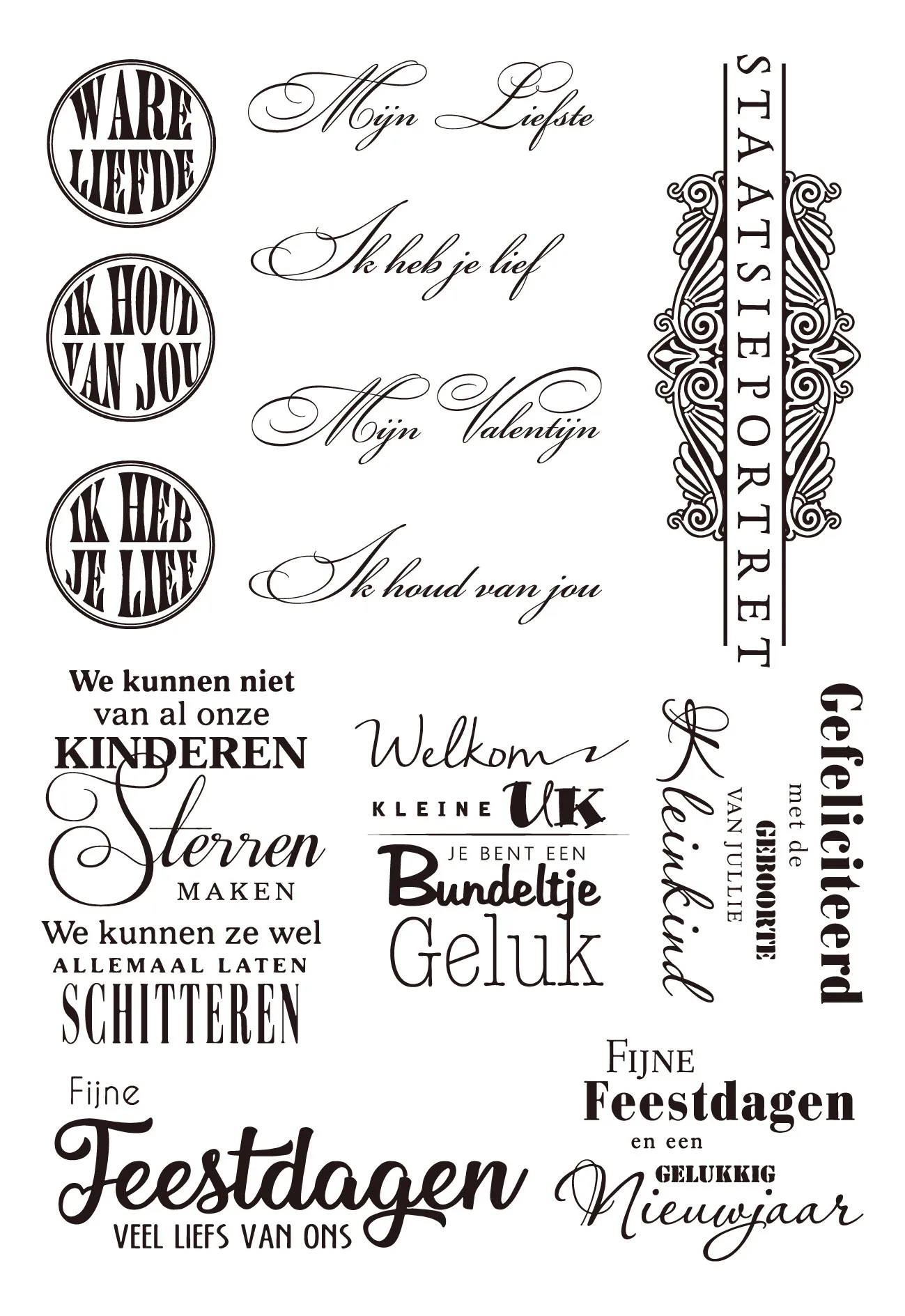 

Голландские прозрачные силиконовые штампы для скрапбукинга, декоративные прозрачные штампы для фотоальбома «сделай сам» 9