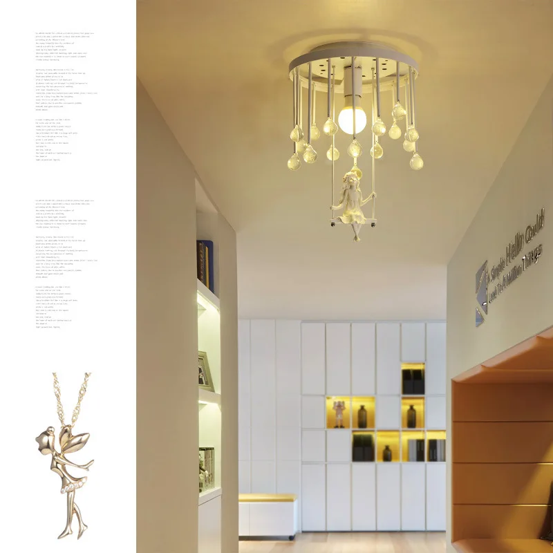 

modern crystal ceiling light simple atmosphere for bedroom living room dining room balcony