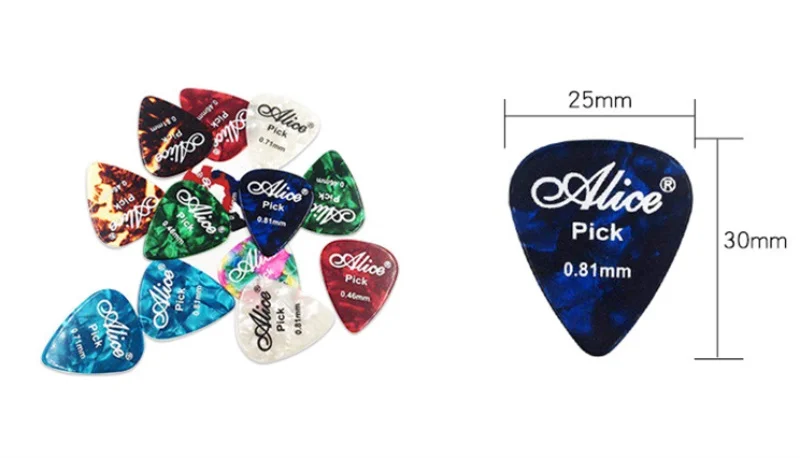 12 шт. Металлический Чехол-футляр для акустической электрогитары Alice | Спорт и