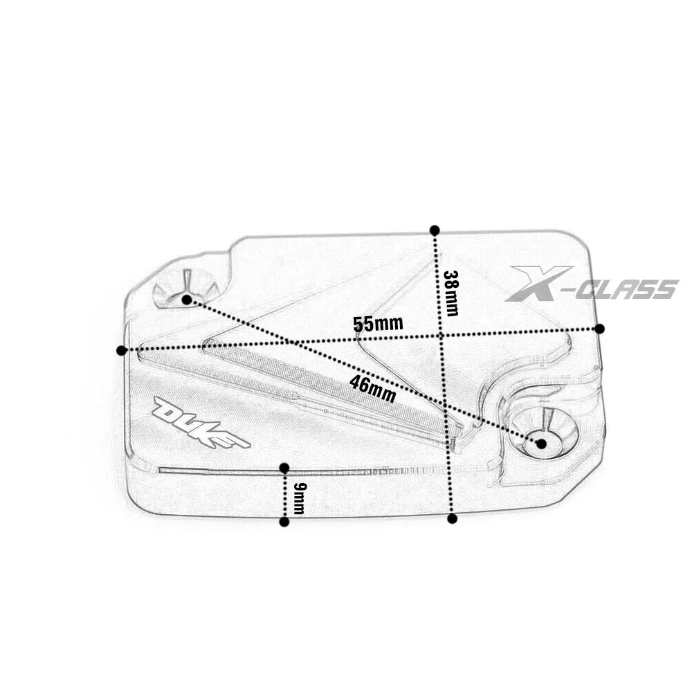 Для KTM Duke 120 200 390 2013 2014 2015 2016 мотоциклетный передний тормозной резервуар для