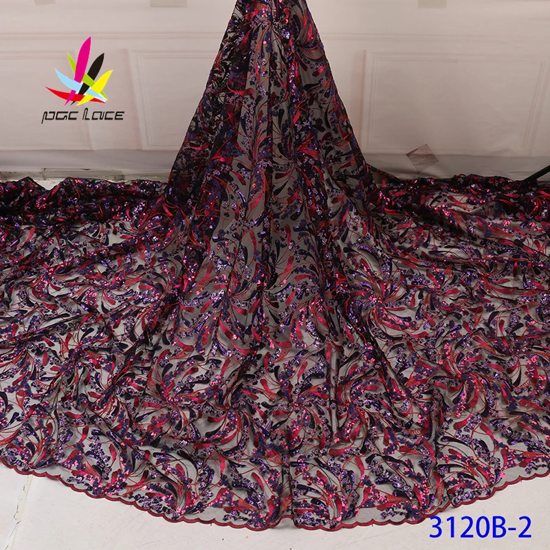 Ткань с блестками кружевная ткань цвет красного вина нигерийский стиль