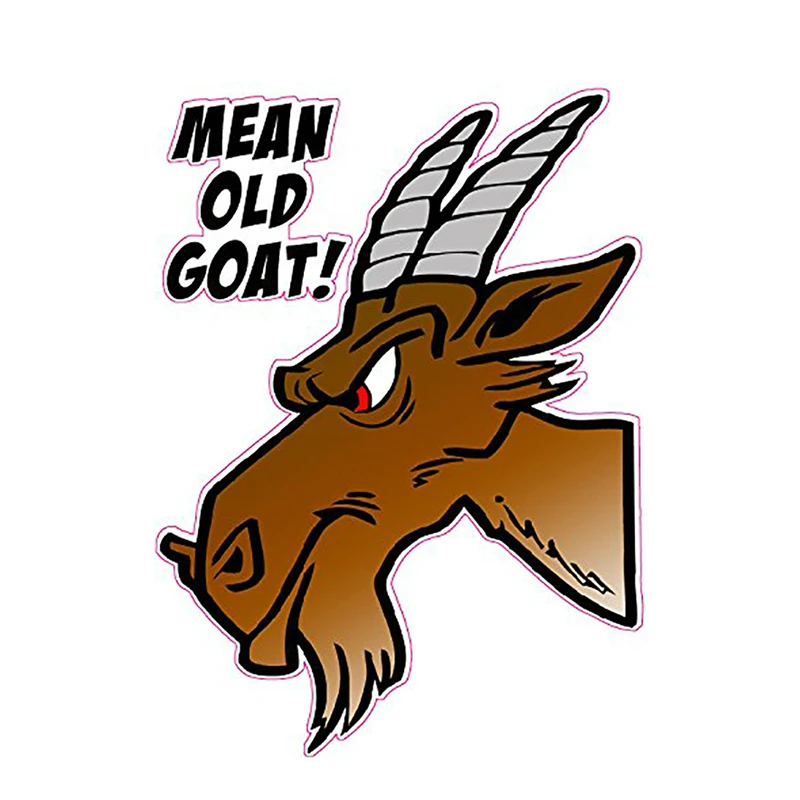

Car Stickers Angry Goat Stickers Funny Car Styling Bumper Car Cover Scratch Window Waterproof Sticker PVC, 13cm * 10cm