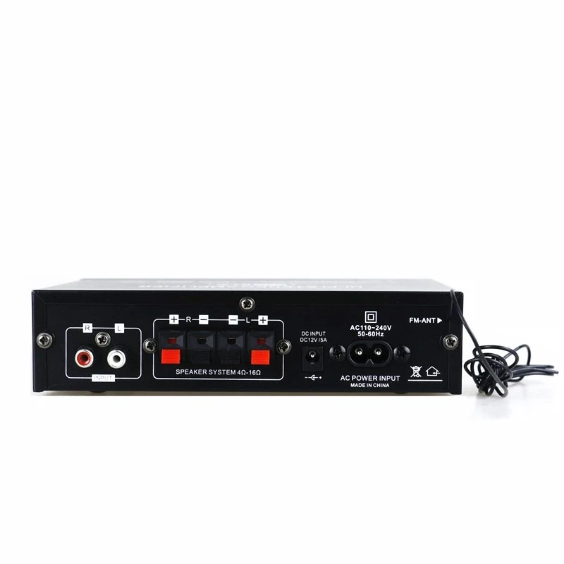 

Mini 2.0 Channel Bluetooth Sound Power Amplifier 400W HiFi Stereo Audio Class USB Music Player Stere Treble For Speakers US/EU