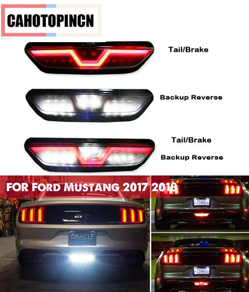 Для Ford Mustang 2017 2018 Многофункциональный Автомобильный светодиодный задний фонарь