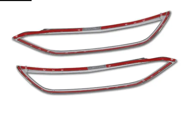 Хромированный задний бампер для багажника отражатель противотуманные фары