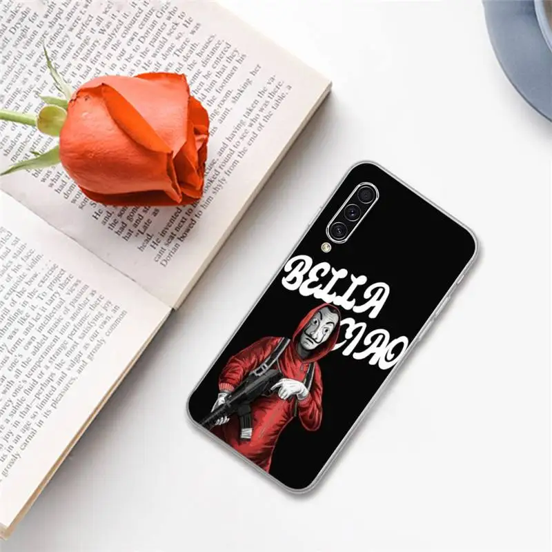 

TV Series Money Heist House Phone Case For Samsung A S M Note 9 10 20 fe 21 71 30 ultra plus 5g 11 31 51 s