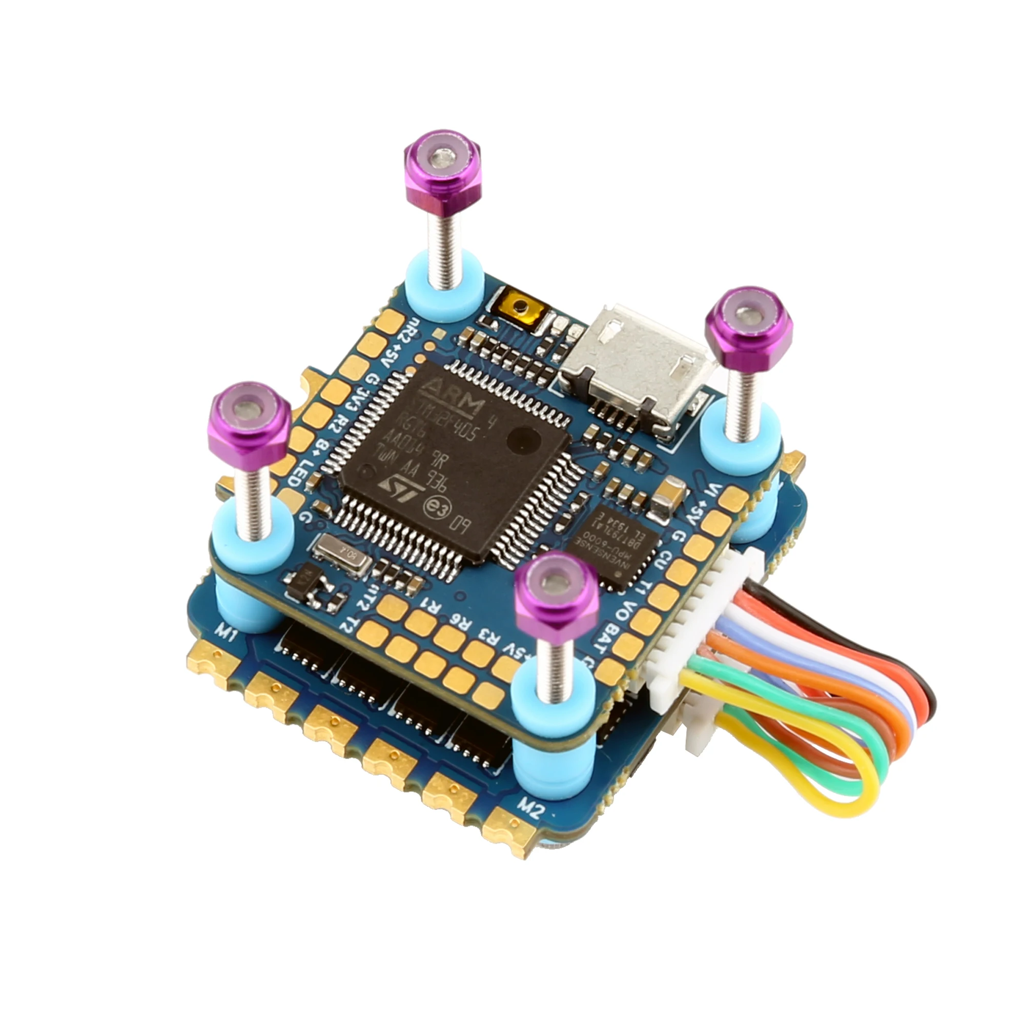 Контроллер полета CYCLONE XF20 F405 F4 OSD с датчиком тока и 35 А BL_S 2 4S 4 в 1 ESC стек для