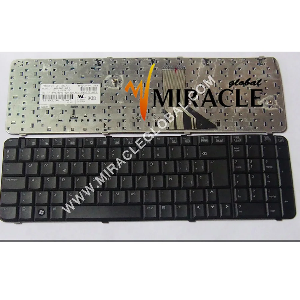 Клавиатура для ноутбука HP Compaq 6830 6830S SP испанская раскладка черного цвета Новая и