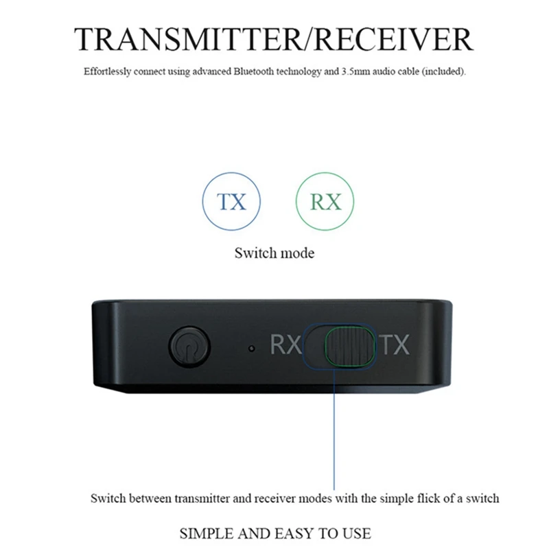 Bluetooth 5 0 аудио приемник передатчик AUX RCA 3 мм разъем USB музыка стерео Беспроводные