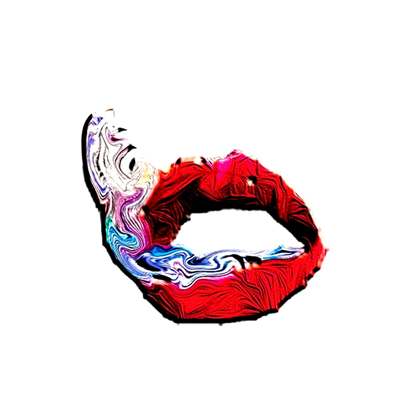 

LLY-0228 for Smok In Hot Personality Modeling Car Stickers Decal PVC Refrigerator Windows Decal Trunk Waterproof Auto Decals