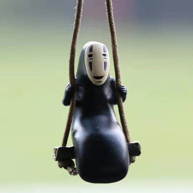 

Cute Anime Car Accessorie Faceless Male Duck Pendant Auto Rearview Mirror Pendant Birthday Gift Auto Decoraction Ornaments