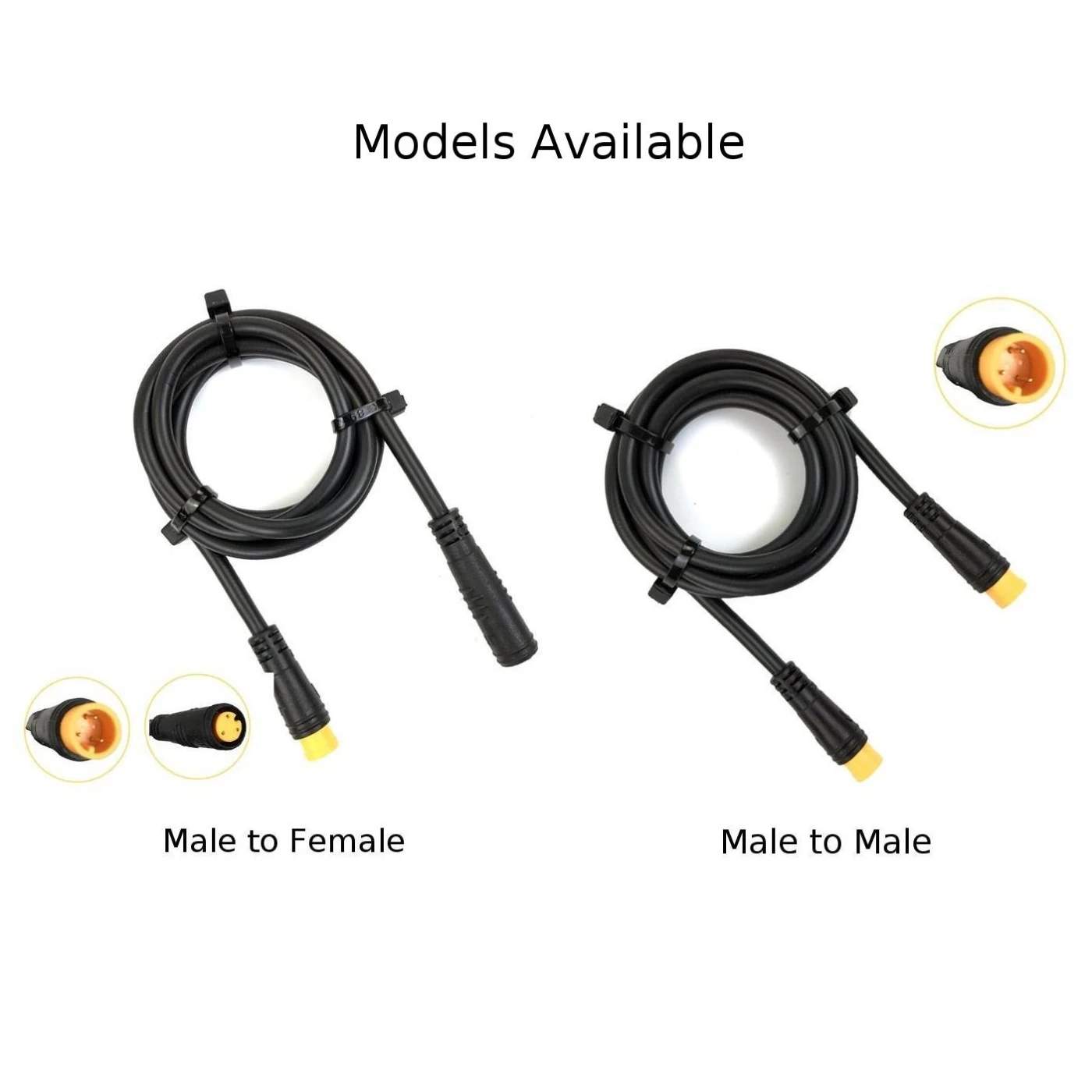 3pin 80cm schwarz kunststoff signal linie verlängerung kabel für ebike fahrrad zubehör signal kabel ersatz free global shipping