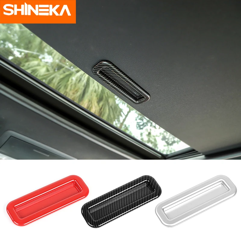 

Внутренние молдинги SHINEKA, декоративная накладка на ручку, наклейка для украшения автомобиля Dodge Challenger 2012 +